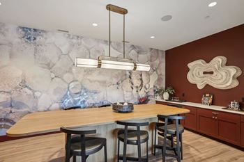 The tasting room in the clubroom